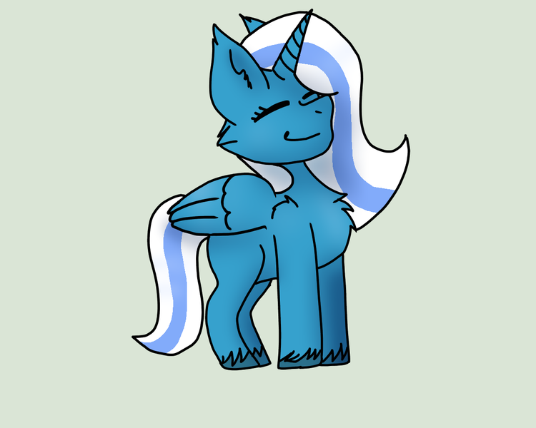 Size: 1250x1000 | Tagged: alicorn, alicorn oc, artist:lm00nb34ml, derpibooru import, female, gray background, horn, mare, oc, oc:fleurbelle, safe, simple background, solo, unofficial characters only, unshorn fetlocks, wings