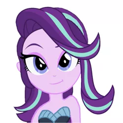 Size: 713x716 | Tagged: safe, artist:skyland, derpibooru import, starlight glimmer, equestria girls, the other side, looking at you, simple background, transparent background