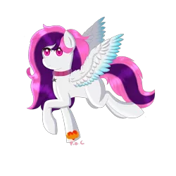 Size: 1024x1024 | Tagged: safe, artist:demonwolfspirit, derpibooru import, oc, oc:pastel star, pegasus, pony, flying, jewelry, spread wings, wings