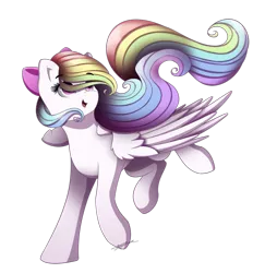 Size: 1024x1055 | Tagged: safe, artist:mindlesssketching, derpibooru import, oc, oc:pastelle song, pegasus, pony, bow, female, hair bow, mare, simple background, solo, transparent background