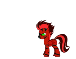 Size: 3320x2600 | Tagged: safe, derpibooru import, spitfire, oc, oc:dark spitfire, unofficial characters only, pegasus, pony, pony creator, dark spitfire, dark version, evil, evil grin, evil version, eye, eyes, green eyes, grin, red and black oc, simple background, smiling, solo, transparent background, wings