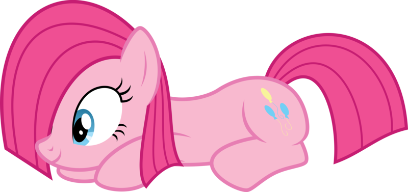 Size: 4500x2118 | Tagged: artist:slb94, cute, cuteamena, derpibooru import, diapinkes, hair over one eye, happy, high res, looking at something, pinkamena diane pie, pinkie pie, safe, simple background, solo, transparent background, vector