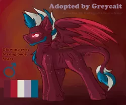 Size: 2500x2083 | Tagged: safe, artist:fkk, derpibooru import, oc, unofficial characters only, hybrid, pegasus, pony, adopted, beard, colored sketch, facial hair, male, sketch, solo, stallion, wings