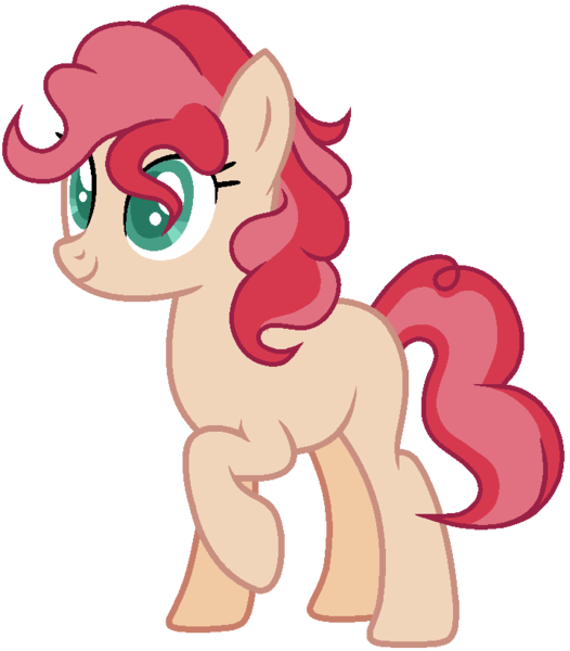 Size: 721x822 | Tagged: safe, artist:otakuchicky1, derpibooru import, oc, earth pony, pony, female, mare, offspring, parent:flim, parent:pinkie pie, parents:flimpie, simple background, solo, transparent background