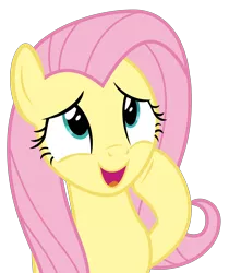 Size: 3000x3566 | Tagged: safe, artist:sollace, derpibooru import, fluttershy, pegasus, pony, best gift ever, .svg available, cute, open mouth, shyabetes, simple background, solo, transparent background, vector