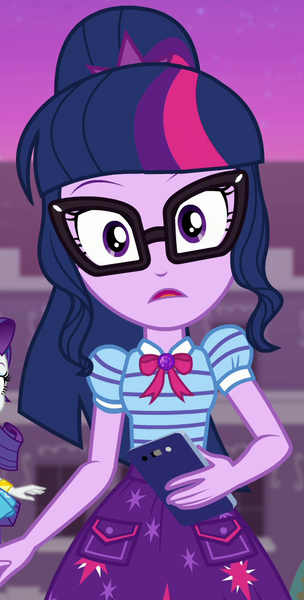 Size: 547x1079 | Tagged: safe, derpibooru import, screencap, sci-twi, twilight sparkle, equestria girls, equestria girls series, forgotten friendship, cropped, female, geode of telekinesis, magical geodes, solo