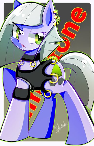 Size: 1007x1558 | Tagged: safe, artist:yuyutsuka_0130, derpibooru import, limestone pie, earth pony, pony, female, mare, solo