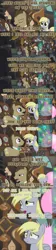 Size: 356x1600 | Tagged: safe, derpibooru import, edit, edited screencap, screencap, derpy hooves, doctor whooves, time turner, earth pony, pegasus, pony, bubble, bubblegum, caption, comic, fart, female, food, frown, glare, gum, image macro, male, mare, open mouth, sad, scared, screencap comic, scrunchy face, stallion, text, wat, wavy mouth, wide eyes