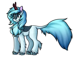 Size: 2116x1656 | Tagged: artist:fishtoonz, cloven hooves, derpibooru import, female, kirin, kirin oc, oc, oc:frost flare, quadrupedal, safe, simple background, solo, transparent background, unofficial characters only