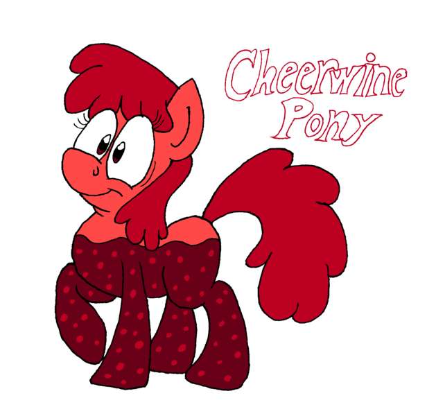 Size: 2139x2082 | Tagged: safe, artist:dragonboi471, derpibooru import, oc, ponified, unofficial characters only, food pony, original species, pony, soda pony, cheerwine, food, solo
