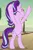 Size: 720x1080 | Tagged: safe, derpibooru import, screencap, starlight glimmer, pony, unicorn, road to friendship, bipedal, bush, cactus, cropped, cutie mark, desert, eyes closed, female, hooves up, image, jpeg, mare, palm tree, rock, smiling, solo, standing, tree