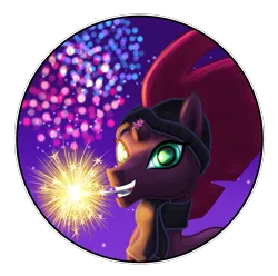 Size: 1477x1465 | Tagged: artist:stewart501st, derpibooru import, fireworks, fizzlepop berrytwist, safe, tempest shadow