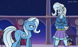 Size: 4856x2948 | Tagged: safe, artist:bakumaru01, derpibooru import, trixie, pony, equestria girls, my little pony: the movie, human ponidox, self ponidox