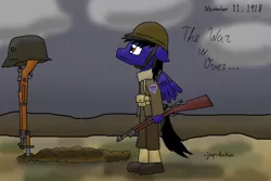 Size: 4160x2773 | Tagged: anthro, artist:jrapcdaikari, battlefield 1, derpibooru import, gewehr 98, helmet, m1903 springfield, oc, oc:paladin colt, safe, soldier, the great war, unofficial characters only, world war i