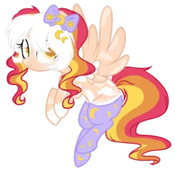 Size: 800x775 | Tagged: safe, artist:sugarplanets, derpibooru import, oc, oc:jupiter moon, pegasus, pony, clothes, female, mare, simple background, socks, solo, thigh highs, transparent background