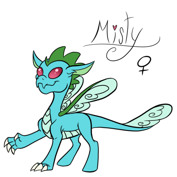 Size: 800x800 | Tagged: artist:pampoke, derpibooru import, dragonling, female, hybrid, interspecies offspring, oc, oc:misty, offspring, parent:princess ember, parents:embrax, parent:spike, parent:thorax, safe, simple background, solo, transparent background