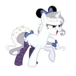 Size: 1200x1200 | Tagged: safe, artist:herfaithfulstudent, derpibooru import, oc, oc:day dreamer, unofficial characters only, pony, base used, bow, clothes, haunted mansion, mickey ears, socks, solo, sparkles, vector