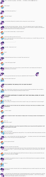 Size: 854x3260 | Tagged: artist:dziadek1990, bowl, canterlot, cloud, conversation, crocs, derpibooru import, dialogue, dirty, emotes, emote story, euphemism, food, pot, rainbow dash, reddit, relationship, royalty, rug, safe, seal, shower, slice of life, smelly, soap, soup, text, twilight sparkle