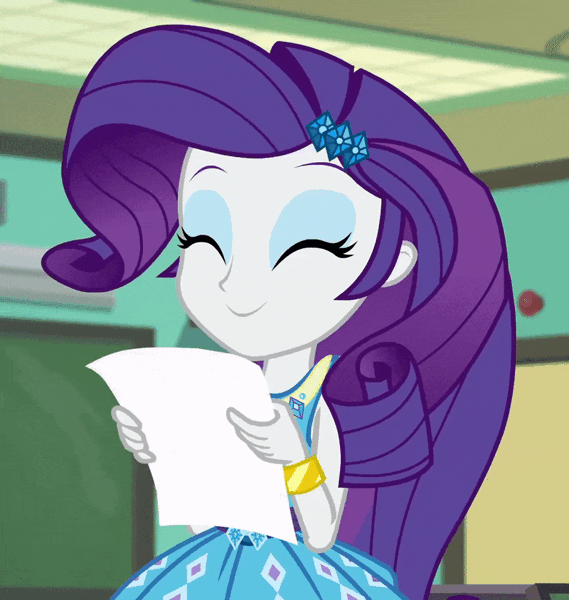 Rarity Happy Gif