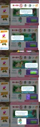 Size: 1056x3336 | Tagged: applejack, autumn blaze, boss battle, derpibooru import, fluttershy, gameloft, kirin, rain shine, safe, sounds of silence, tutorial