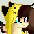 Size: 50x50 | Tagged: safe, artist:space--paws0w0, derpibooru import, oc, oc:asheley, unofficial characters only, pegasus, pikachu, pony, animated, colored wings, female, gif, hat, heterochromia, mare, multicolored wings, nintendo, pixel art, pokéball, pokémon, raised hoof, simple background, solo, transparent background, wings