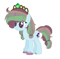 Size: 487x486 | Tagged: safe, artist:blue-versper, derpibooru import, oc, pony, unicorn, crown, female, jewelry, mare, regalia, simple background, solo, transparent background