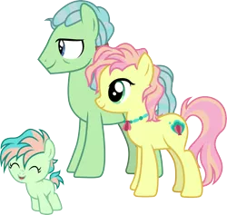 Size: 3161x3000 | Tagged: safe, artist:cloudyglow, derpibooru import, beachcomber (g4), coral currents, high tide (g4), pony, the hearth's warming club, .ai available, baby, baby pony, background pony, father and child, father and daughter, female, husband and wife, male, mother and child, mother and daughter, parent, sandbar's family, vector