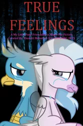 Size: 3449x5223 | Tagged: safe, artist:ejlightning007arts, derpibooru import, gallus, silverstream, crying, fanfic art, feelings, female, gallstream, male, shipping, straight