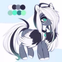 Size: 3140x3139 | Tagged: safe, artist:tomness, derpibooru import, oc, oc:euphemia, unofficial characters only, pegasus, pony, collar, female, mare, reference sheet, simple background, solo, white background