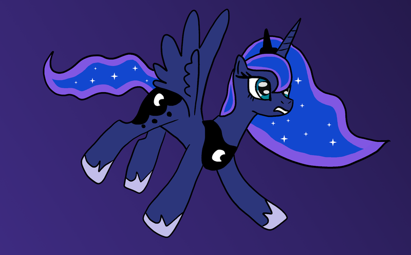 Size: 1646x1024 | Tagged: safe, artist:platinumdrop, derpibooru import, princess luna, gradient background, solo