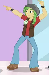 Size: 446x672 | Tagged: safe, derpibooru import, screencap, sandalwood, a fine line, equestria girls, equestria girls series, clothes, cropped, male, pants, shoes, solo