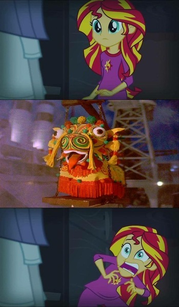 Size: 595x1024 | Tagged: safe, derpibooru import, edit, screencap, maud pie, sunset shimmer, equestria girls, rainbow rocks, exploitable meme, meme, sunset screamer, thomas and friends, thomas the tank engine