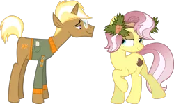 Size: 1703x1024 | Tagged: safe, artist:cloudyglow, artist:digimonlover101, derpibooru import, edit, trenderhoof, vignette valencia, ponified, earth pony, pony, unicorn, equestria girls, equestria girls series, rollercoaster of friendship, simple ways, absurd resolution, beauty mark, clothes, equestria girls ponified, female, flirting, glasses, holly, lidded eyes, male, raised hoof, shipping, simple background, smiling, stallion, straight, transparent background, trenette, vector