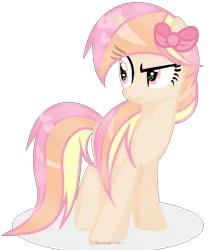 Size: 664x800 | Tagged: safe, artist:xylenneisnotamazing, derpibooru import, oc, oc:sunset beauty, earth pony, pony, female, mare, simple background, solo, transparent background