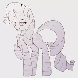 Size: 2046x2046 | Tagged: safe, artist:renderpoint, derpibooru import, rarity, pony, clothes, female, mare, scarf, socks, solo, striped socks