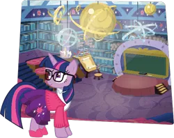 Size: 626x495 | Tagged: safe, derpibooru import, official, twilight sparkle, pony, clothes, error, eye, eyes, meganekko, official art, pony history, school of friendship, school uniform, stock vector