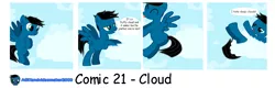 Size: 1280x412 | Tagged: safe, artist:agkandphotomaker2000, derpibooru import, oc, oc:pony video maker, pony, 2016, cloud, comic, deep cloud, old, solo