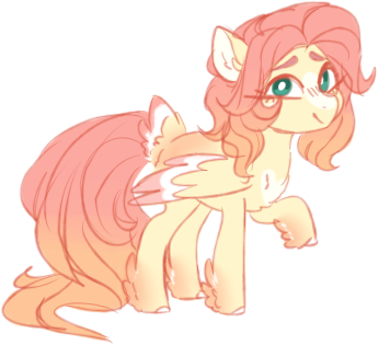 Size: 356x315 | Tagged: safe, artist:s1nb0y, derpibooru import, fluttershy, pony, alternate design, simple background, solo, transparent background