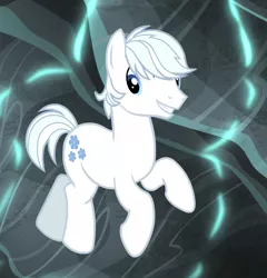 Size: 604x630 | Tagged: safe, derpibooru import, screencap, double diamond, earth pony, pony, the cutie map, cropped, cutie mark, floating, magic, male, smiling, stallion