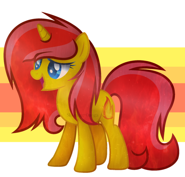 Size: 1820x1736 | Tagged: safe, artist:shining-omega, derpibooru import, oc, oc:flaming flare, pony, unicorn, female, mare, solo