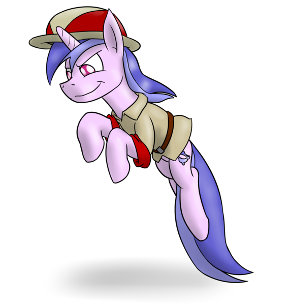 Size: 2000x2100 | Tagged: safe, artist:timsplosion, derpibooru import, sea swirl, seafoam, pony, unicorn, background pony, clothes, female, hat, leaping, mare, pith helmet, simple background, solo, transparent background