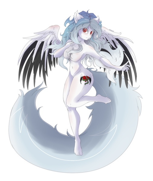 Size: 1180x1400 | Tagged: anthro, anthro oc, armpits, artist:alesarox, breasts, derpibooru import, female, oc, oc:wild hearts, pegasus, simple background, solo, suggestive, transparent background, unofficial characters only