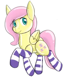 Size: 1348x1618 | Tagged: safe, artist:ponballoon, deleted from derpibooru, derpibooru import, fluttershy, inflatable pony, pony, clothes, cute, heart eyes, inflatable, pool toy, shiny, simple background, socks, solo, striped socks, transparent background, wingding eyes