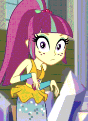 Size: 584x808 | Tagged: suggestive, derpibooru import, edit, edited edit, edited screencap, editor:usuarioregular2600, screencap, sour sweet, dance magic, equestria girls, spoiler:eqg specials, animated, big breasts, breast edit, breast expansion, breasts, busty sour sweet, cleavage, cropped, female, gif, growth, huge breasts, solo, solo female