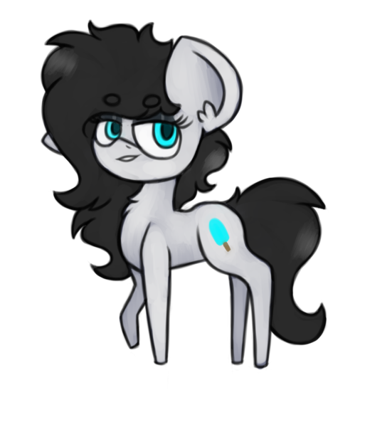 Size: 1147x1341 | Tagged: safe, artist:claudearts, derpibooru import, oc, oc:frostie, unofficial characters only, earth pony, pony, 2019 community collab, derpibooru community collaboration, cutie mark, eyeshadow, makeup, simple background, solo, transparent background