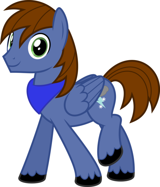 Size: 6400x7487 | Tagged: safe, artist:parclytaxel, derpibooru import, oc, oc:pat thundersnow, unofficial characters only, pegasus, pony, 2019 community collab, derpibooru community collaboration, .svg available, absurd resolution, looking at you, male, neckerchief, simple background, smiling, solo, stallion, transparent background, unshorn fetlocks, vector