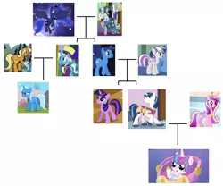 Size: 2360x1968 | Tagged: artist needed, source needed, safe, derpibooru import, edit, edited edit, edited screencap, idw, screencap, jack pot, night light, princess cadance, princess flurry heart, princess luna, shining armor, star swirl the bearded, sunflower spectacle, trixie, twilight sparkle, twilight velvet, alicorn, pony, unicorn, a canterlot wedding, bloom and gloom, games ponies play, grannies gone wild, magic duel, season 1, season 2, season 3, season 4, season 5, season 7, season 8, shadow play, the cutie mark chronicles, the times they are a changeling, twilight's kingdom, spoiler:comic, spoiler:comic40, spoiler:s08, alicorn amulet, ancestors, angry, armor, artifact, aura, baby, baby bottle, baby pony, bed, bell, bottle, bow, bowtie, brother, brother and sister, brothers, canterlot, canterlot castle, cape, castle, clothes, cloud, conspiracy, conspiracy theory, counterparts, cousin, cousins, cradle, crib, crown, crystal castle, crystal empire, cutie mark, day, diaper, door, dream walker luna, dreamworld, family, family tree, father and child, father and daughter, father and mother, father and son, female, flower, foal, glare, glaring daggers, glow, granddaughter, grandfather, grandfather and grandchild, grandfather and granddaughter, grandfather and grandson, grandmother, grandmother and grandchild, grandmother and granddaughter, grandmother and grandson, grandparents, grandson, great granddaughter, great grandfather, great grandmother, happy, hat, headcanon, heart, hill, jacket, jacktacle, jewelry, laying on bed, levitation, lying down, magic, magic aura, magical artifact, male, mare, moon, mother and child, mother and daughter, mother and father, mother and son, ms paint, ms paint adventures, night, night sky, nightvelvet, on bed, open mouth, pattern, ponyville, princess, regalia, royal guard, royalty, scroll, shiningcadance, shipping, shirt, siblings, simple background, sister, sister-in-law, sky, spear, spread wings, stained glass, stallion, standing, stars, straight, sun, sunflower, telekinesis, text, theory, top hat, transparent background, tree, twilight's castle, unicorn twilight, update, updated, updated image, vest, wall of tags, weapon, wingboner, wings, wizard hat, wizard robe