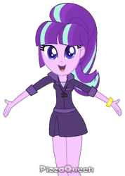 Size: 617x868 | Tagged: safe, artist:doroshll, derpibooru import, starlight glimmer, equestria girls, clothes, equal sign, jewelry, necklace, s5 starlight, simple background, skirt, solo, transparent background