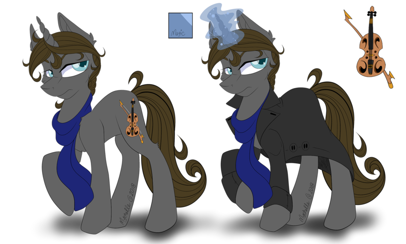 Size: 2000x1200 | Tagged: safe, artist:mychelle, derpibooru import, ponified, pony, unicorn, clothes, magic, scarf, sherlock holmes, simple background, solo, transparent background