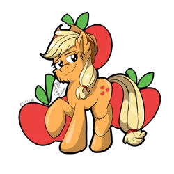 Size: 2000x2000 | Tagged: safe, artist:viejillox64art, derpibooru import, applejack, earth pony, pony, cowboy hat, female, fluffy, hat, simple background, smiling, smirk, solo, stetson, sticker, transparent background